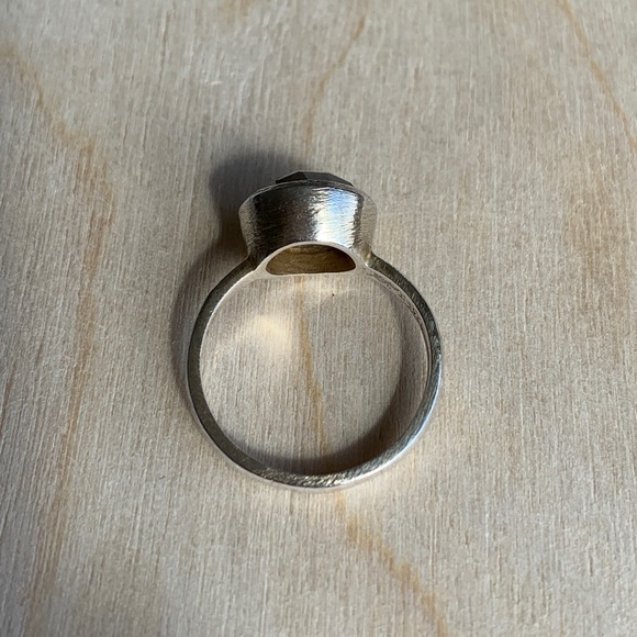 Handmade Labradorite Bezel Ring - Picture 6 of 8